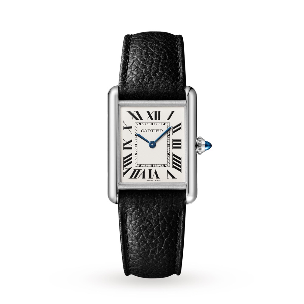 Cartier Tank Must Large, quartz (steel, leather)