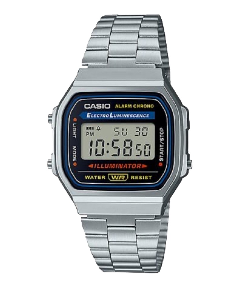 Casio A168W-1 (vintage digital)