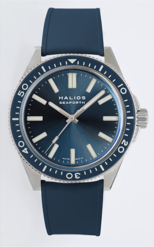 Halios Seaforth IV Titanium (rotating bezel, elapsed-time or 12-hour)