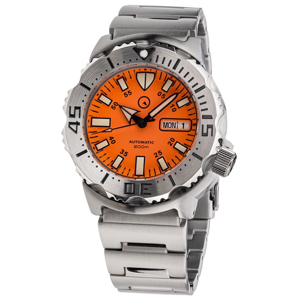 Islander 42mm Automatic Dive Watch (SKX-style, crown at 3)