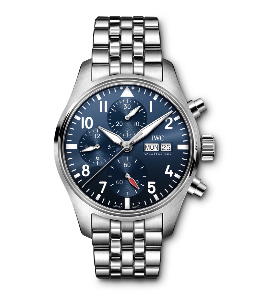IWC Pilot's Watch Chronograph 41 (blue dial, bracelet)
