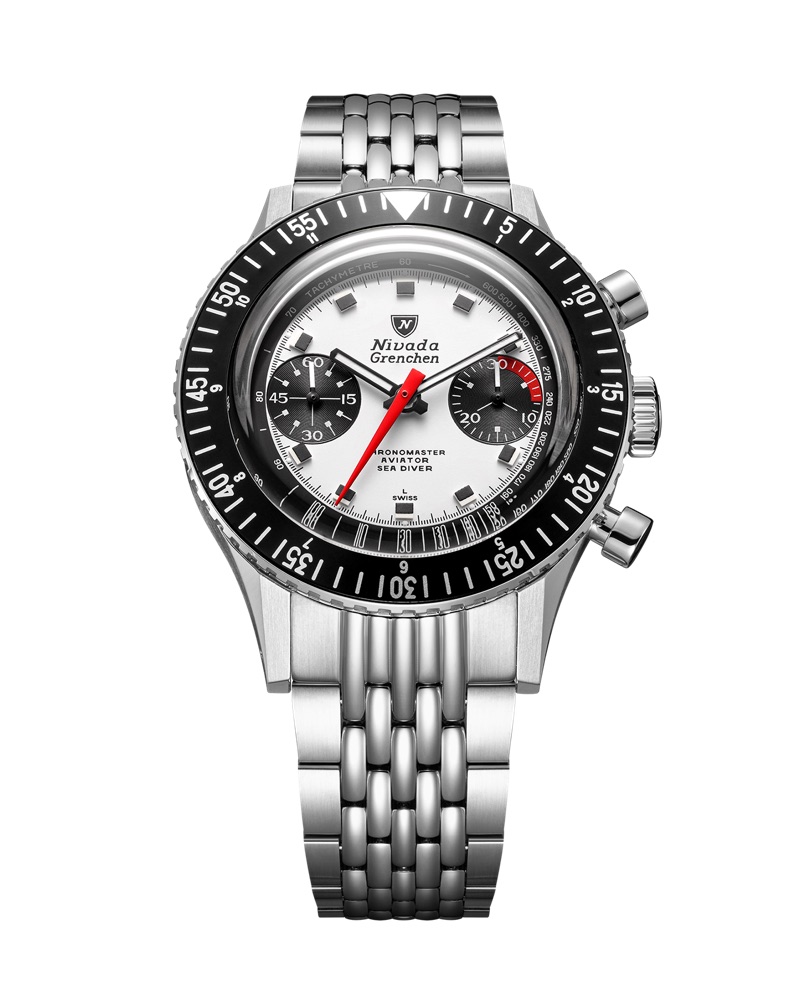 Nivada Grenchen Chronomaster Panda 38mm (manual)