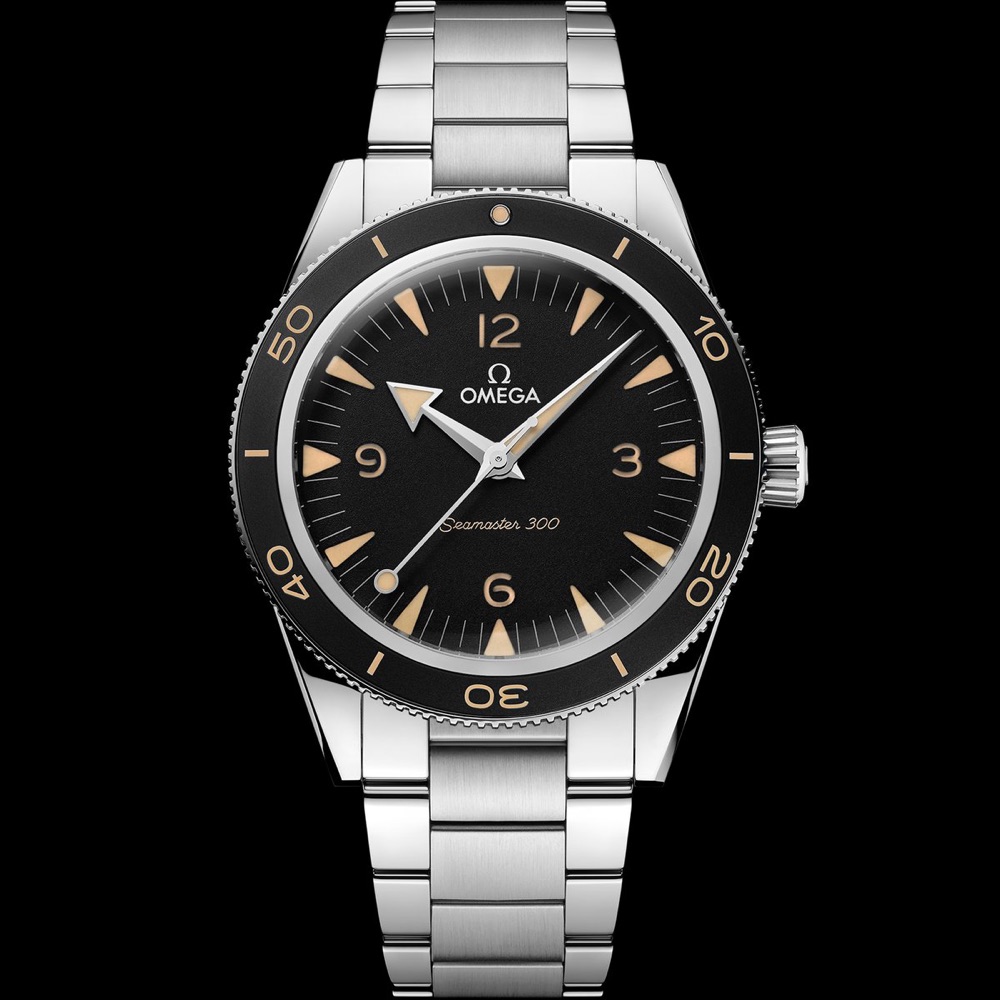 Omega Seamaster 300 Heritage 41 mm (black dial, bracelet)