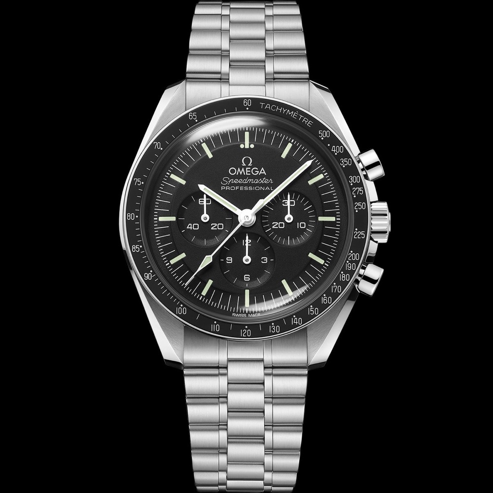 Omega Speedmaster Moonwatch Professional, hesalite, bracelet