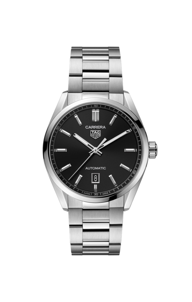 TAG Heuer Carrera Date 39 mm Calibre 5 (black dial, bracelet)