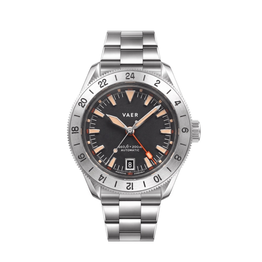 Vaer G5 Pacific Steel GMT 39mm